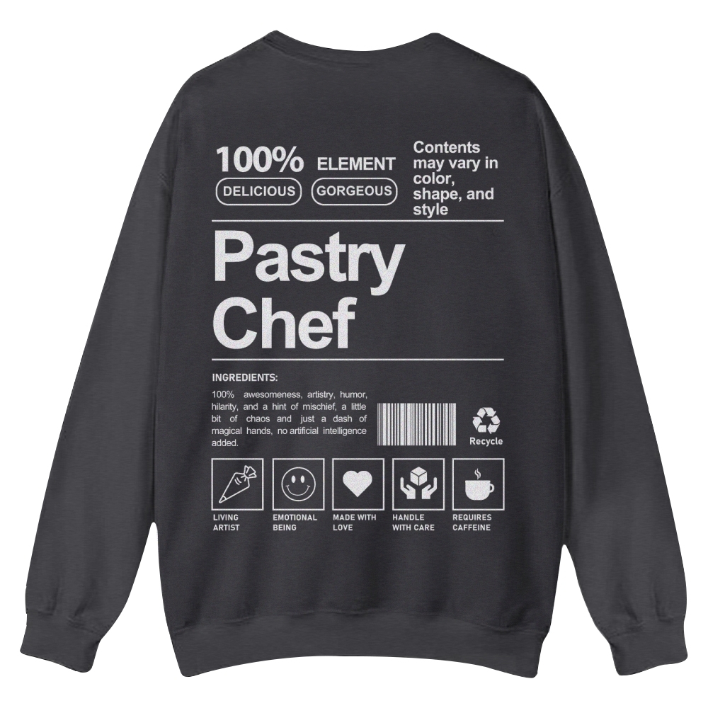 Pastry Chef Casual Crewneck Sweatshirt-moweekender