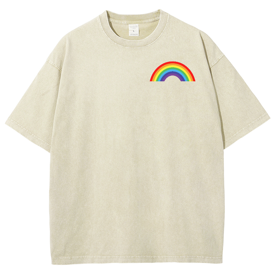 Pride Lift Unisex Vintage Washed Short Sleeve T-Shirt-moweekender
