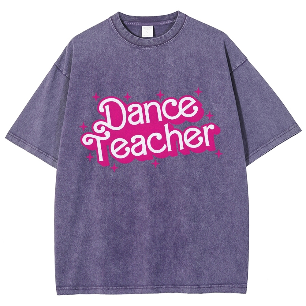 dance teacher Unisex Fit Washed T-Shirt-moweekender
