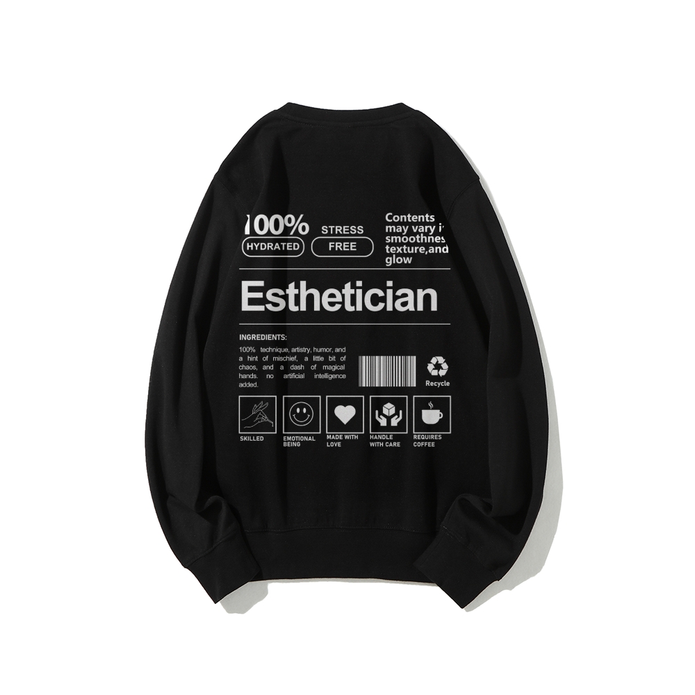 Esthetician Casual Crewneck Sweatshirt-moweekender
