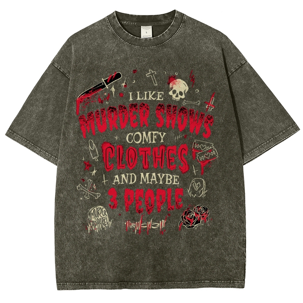 Story Of My Life Vintage Snowflake Washed T-Shirt-moweekender