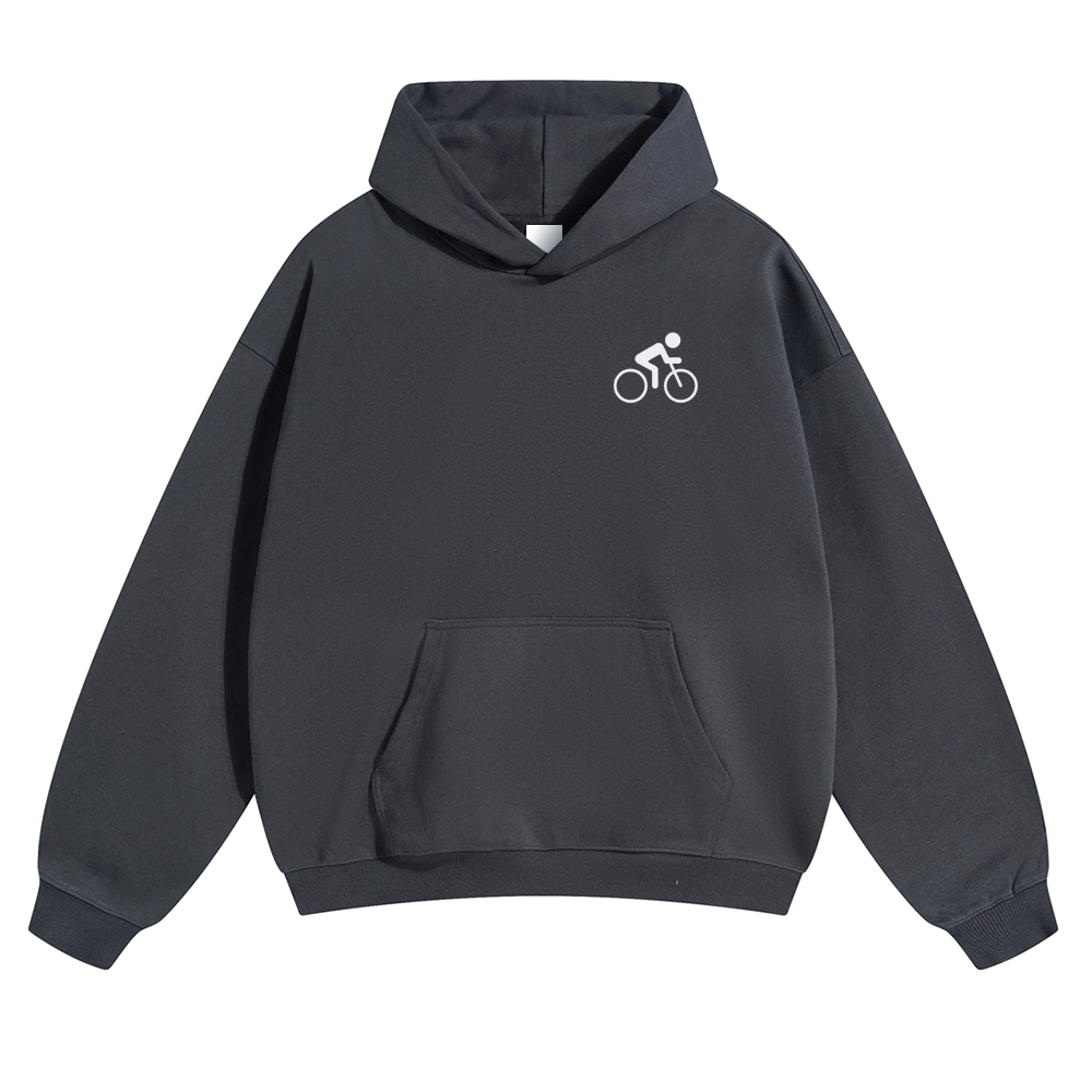 Cyclist Solid Color Hoodie