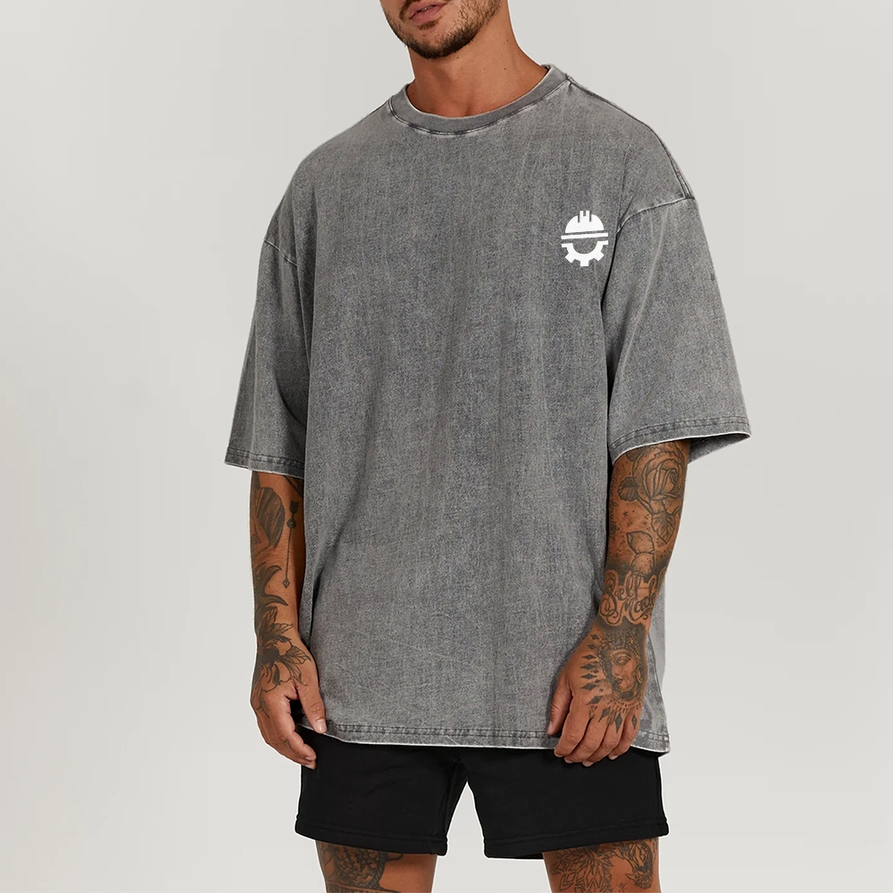 Civil Engineer Washed Vintage Short Sleeves T-Shirt-moweekender