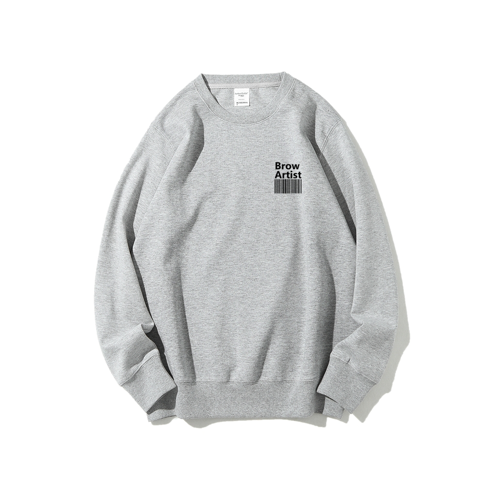 Brow Artist Casual Crewneck Sweatshirt-moweekender