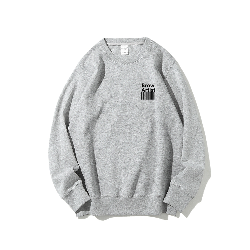 Brow Artist Casual Crewneck Sweatshirt-moweekender
