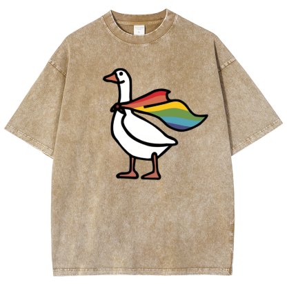 Goose Washed Oversized T-Shirt-moweekender