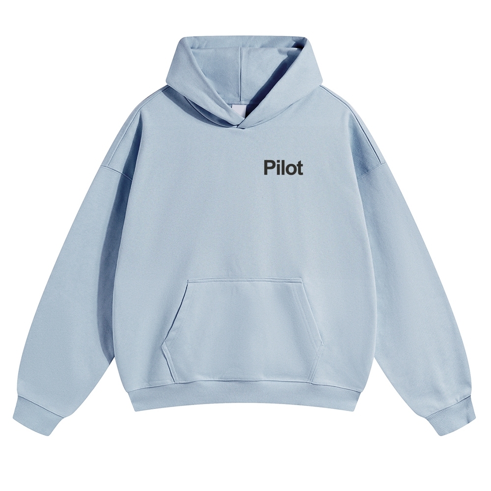 Pilot Solid Color Hoodie-moweekender