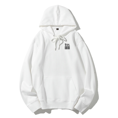 Brow Artist Casual Hoodie-moweekender