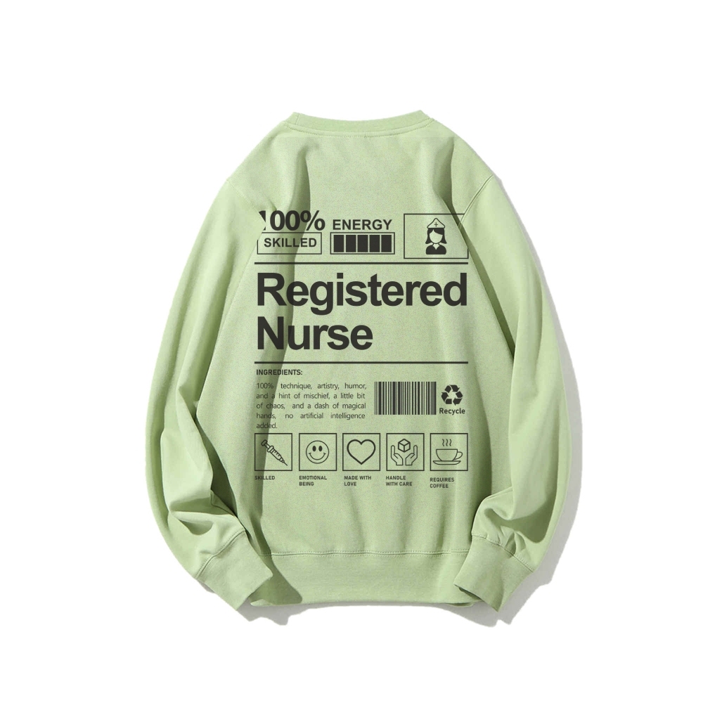 Registered Nurse Casual Crewneck Sweatshirt-moweekender