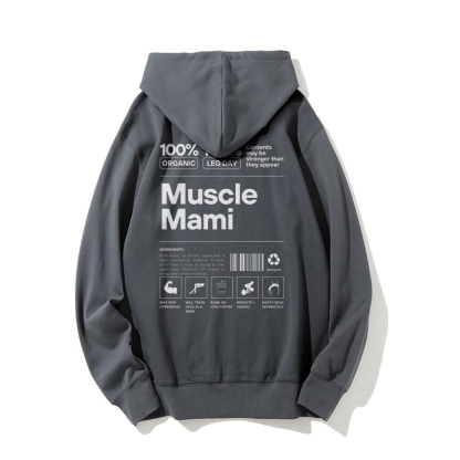 Muscle Mami Long sleeved Hoodie-moweekender