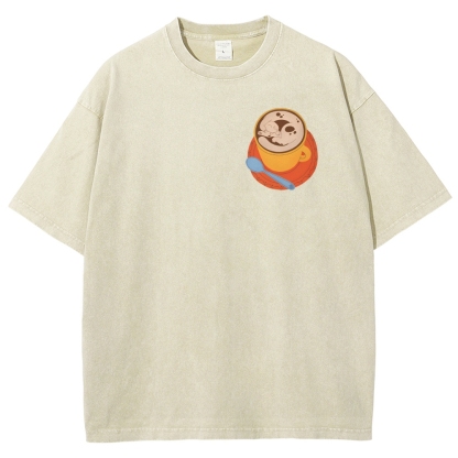 coffee lovers Unisex Fit Washed T-Shirt-moweekender