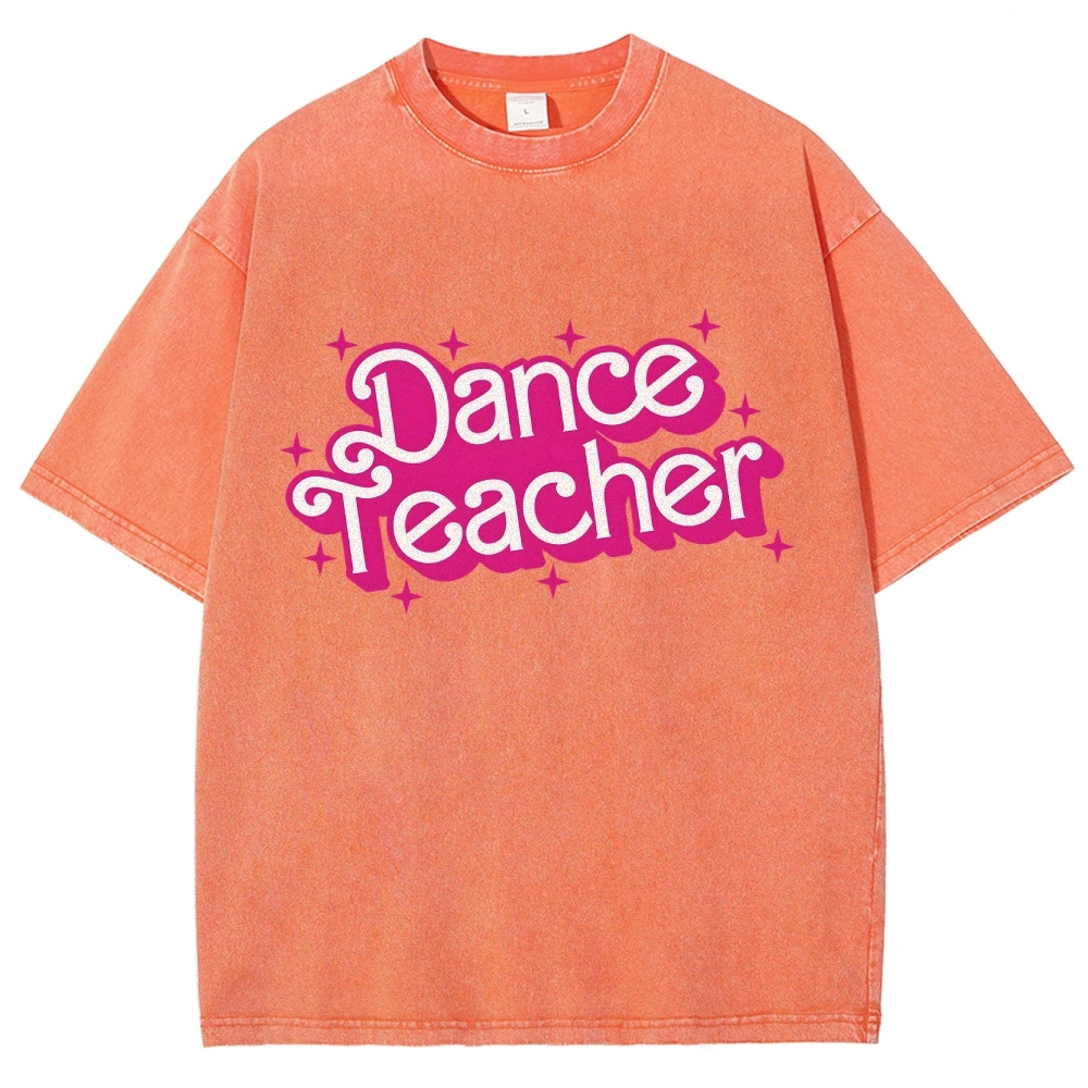 dance teacher Unisex Fit Washed T-Shirt-moweekender