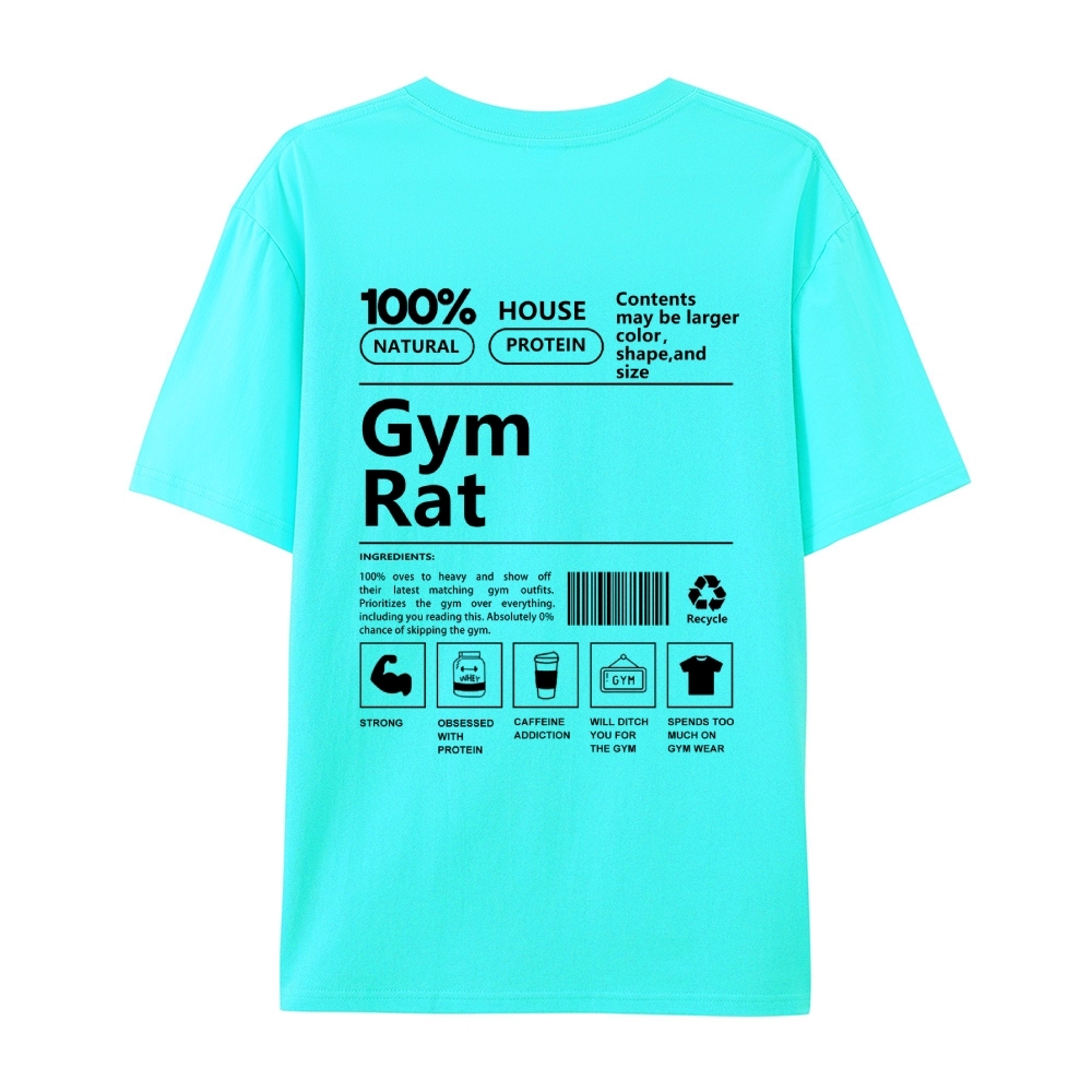 Gym Rat Casual Short Sleeve T-Shirt-moweekender
