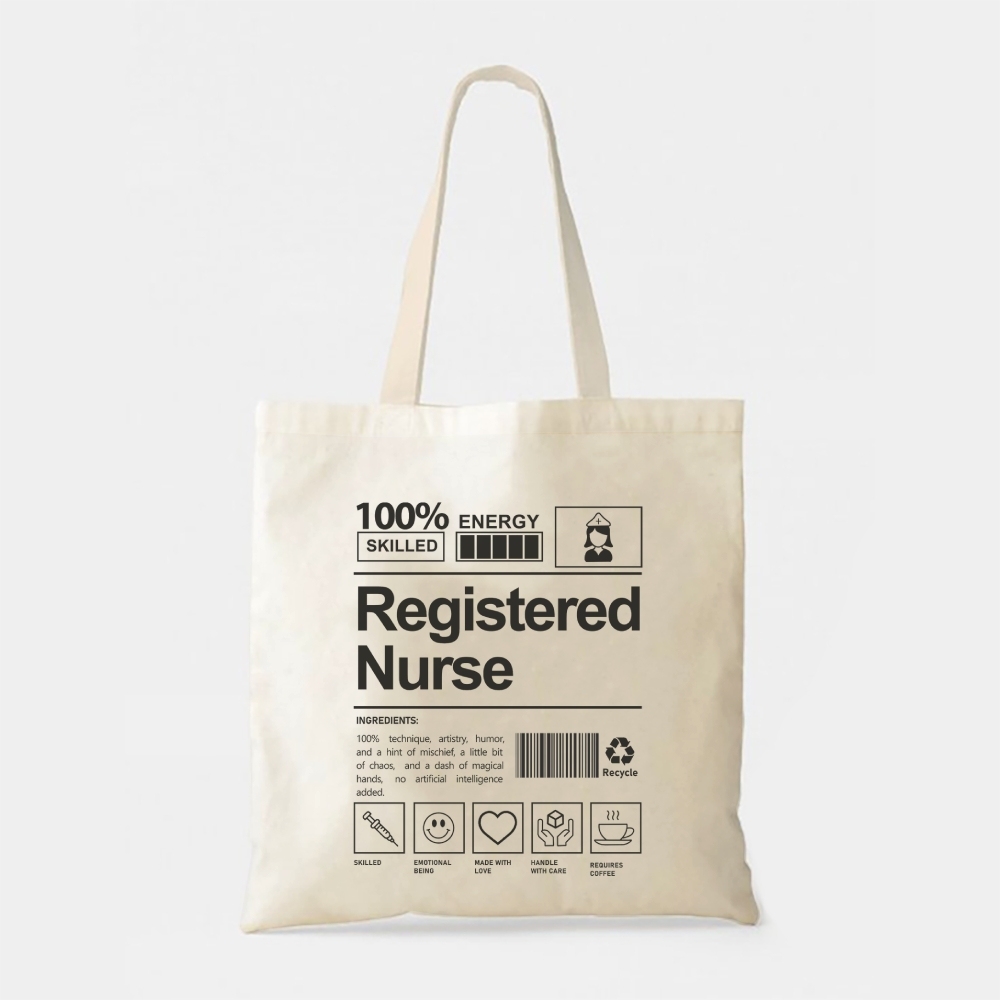 Registered Nurse Tote Bag-moweekender