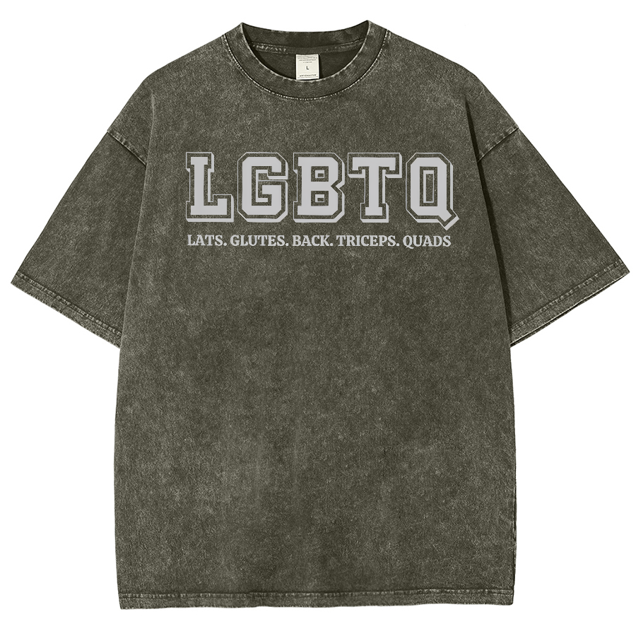 LGBTQ Unisex Fit Washed Oversized T-Shirt-moweekender