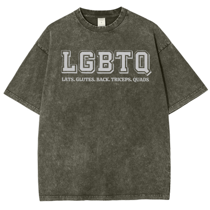 LGBTQ Unisex Fit Washed Oversized T-Shirt-moweekender