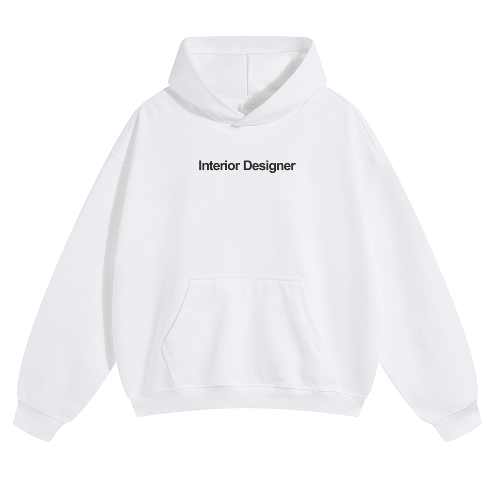 Interior Designer Unisex Casual Anime Print Hoodie-moweekender