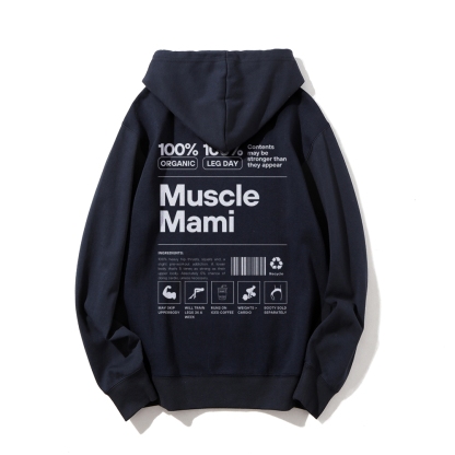 Muscle Mami Long sleeved Hoodie-moweekender