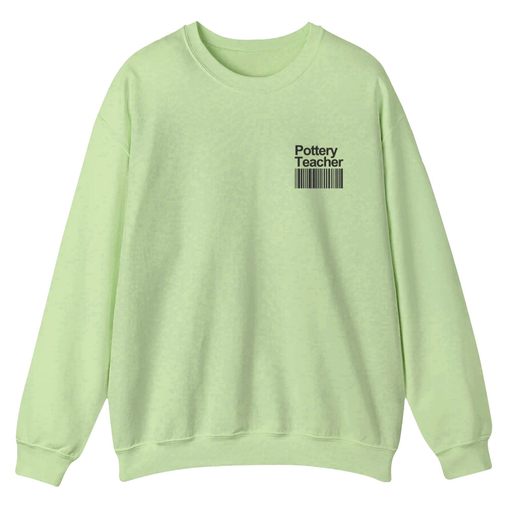Pottery Teacher Casual Crewneck Sweatshirt-moweekender