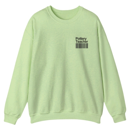 Pottery Teacher Casual Crewneck Sweatshirt-moweekender