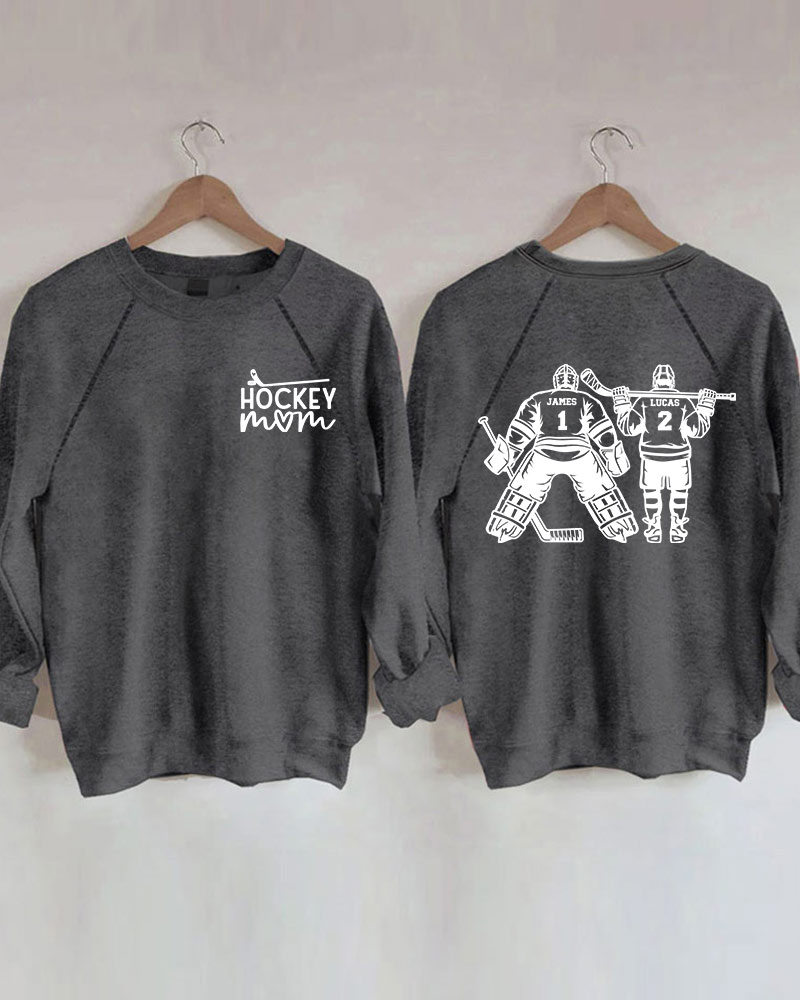 Hockey Player Printed Sweatshirt-moweekender