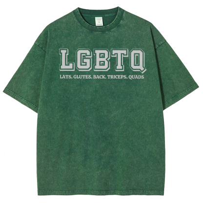 LGBTQ Unisex Fit Washed Oversized T-Shirt-moweekender