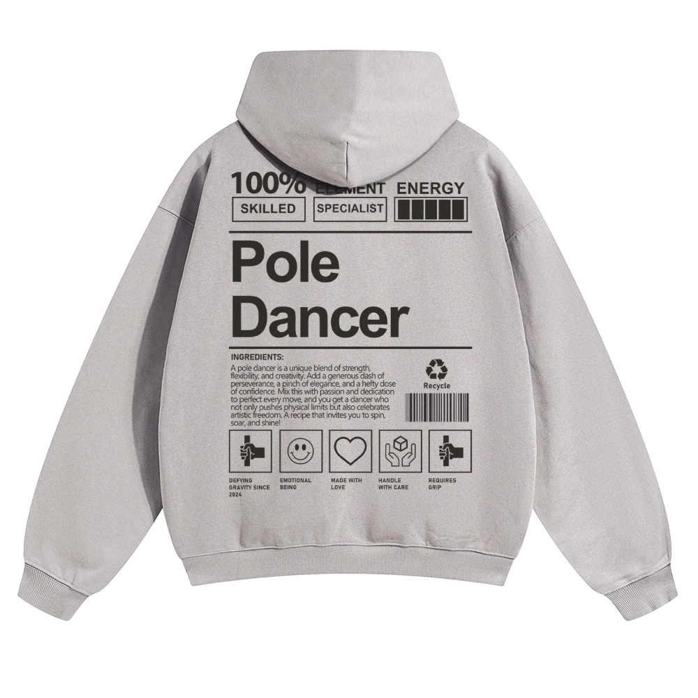 Pole Dancer Solid Color Hoodie