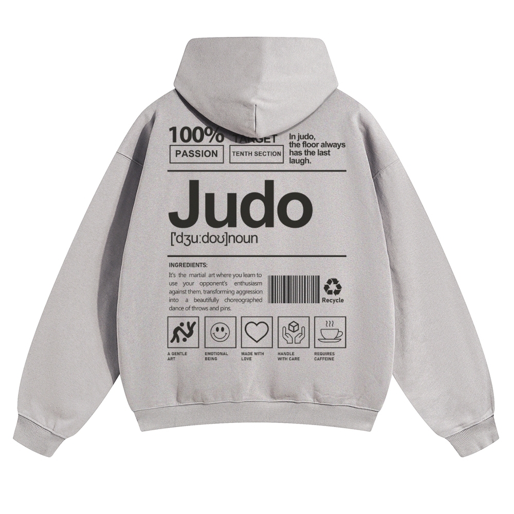 Judo Unisex Casual Anime Print Hoodie-moweekender