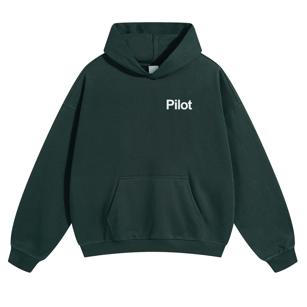 Pilot Solid Color Hoodie-moweekender