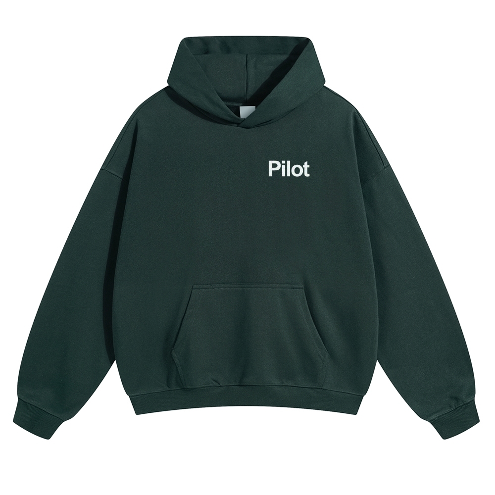 Pilot Solid Color Hoodie-moweekender