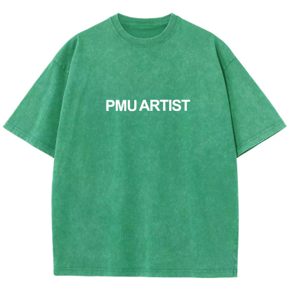 PMU Artist Unisex Fit Washed T-Shirt-moweekender