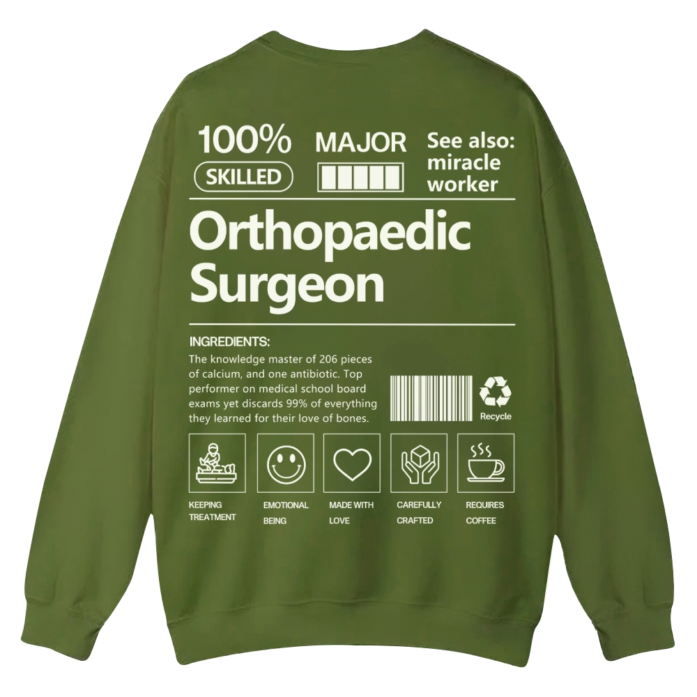 Orthopaedic Surgeon Casual Crewneck Sweatshirt