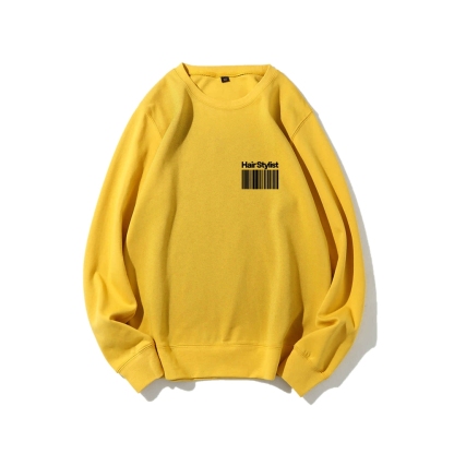 Hair Stylist Casual Crew Neck Sweatshirt-moweekender