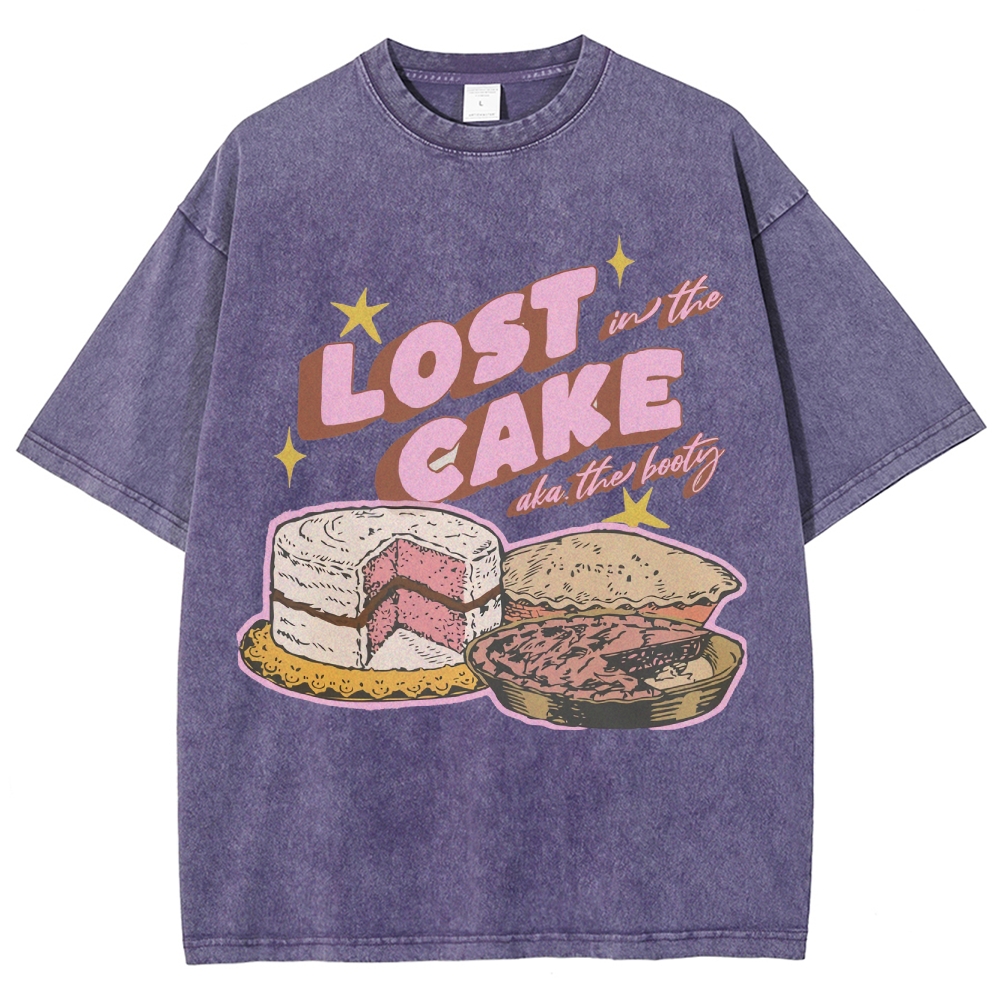 Lost in the Cake Vintage Snowflake Washed T-Shirt-moweekender