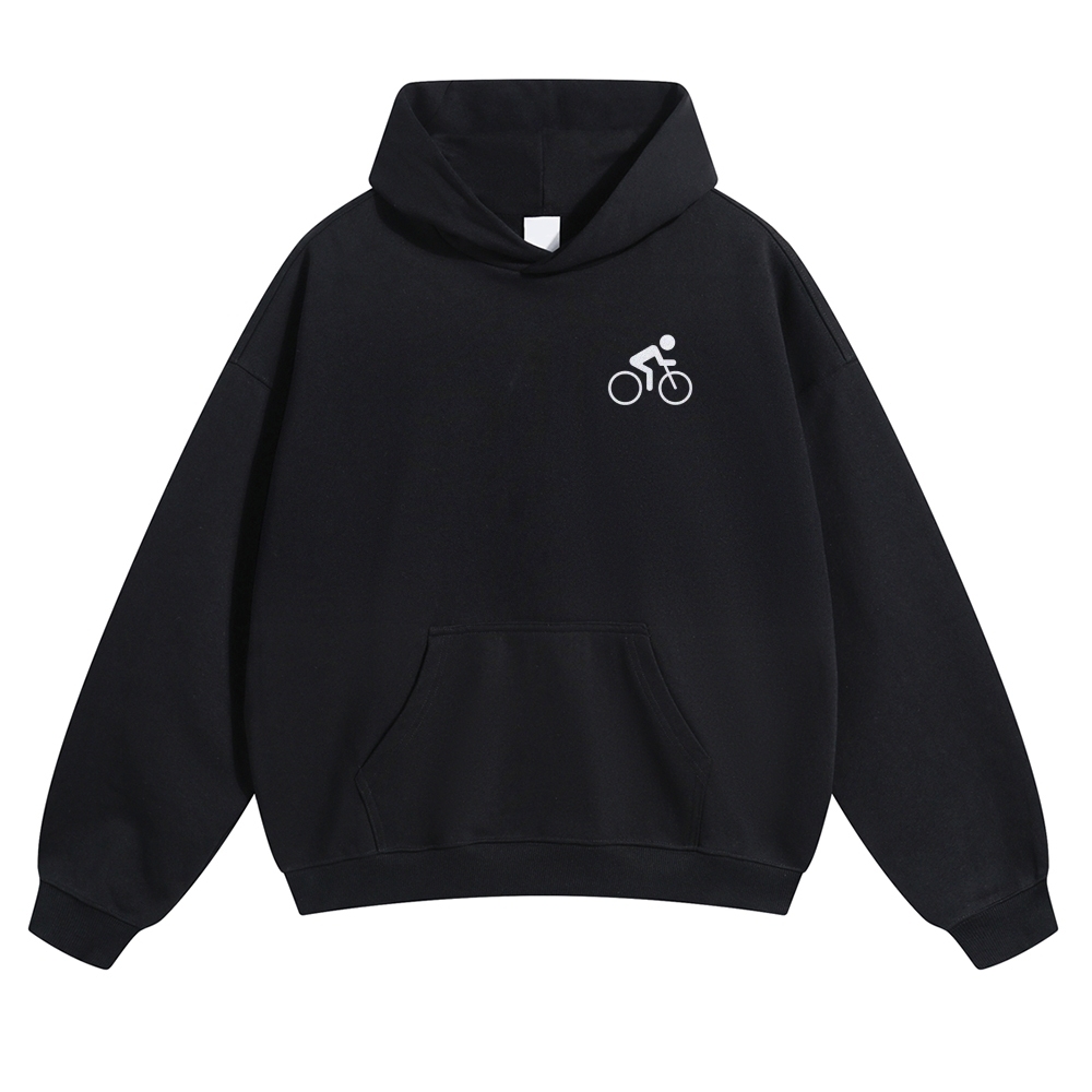 Cyclist Solid Color Hoodie