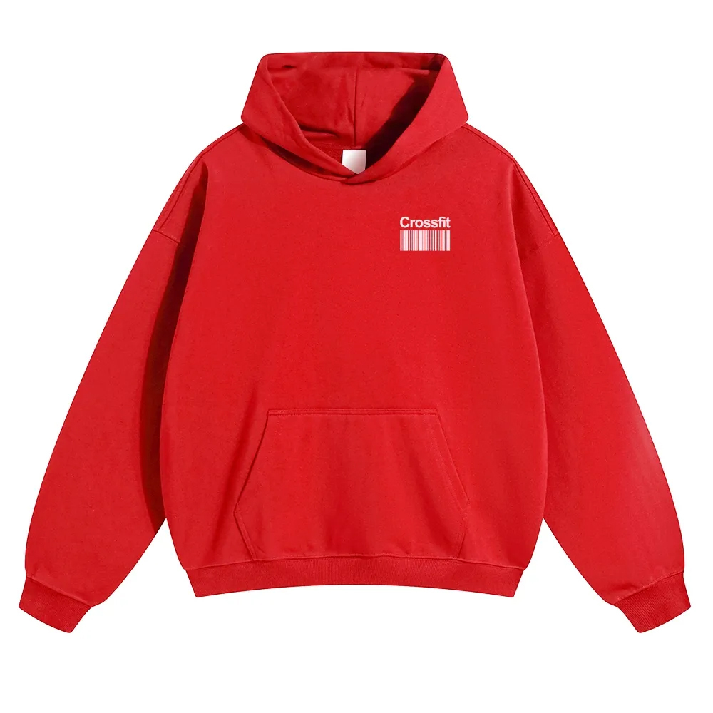 Crossfit Unisex Casual Anime Print Hoodie-moweekender