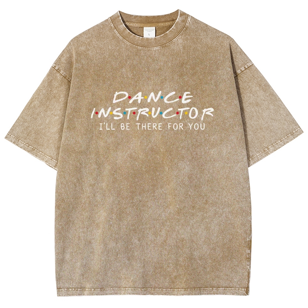 dance instructor Unisex Fit Washed T-Shirt-moweekender