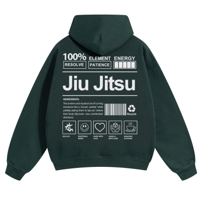 Jiu Jitsu Unisex Casual Anime Print Hoodie-moweekender