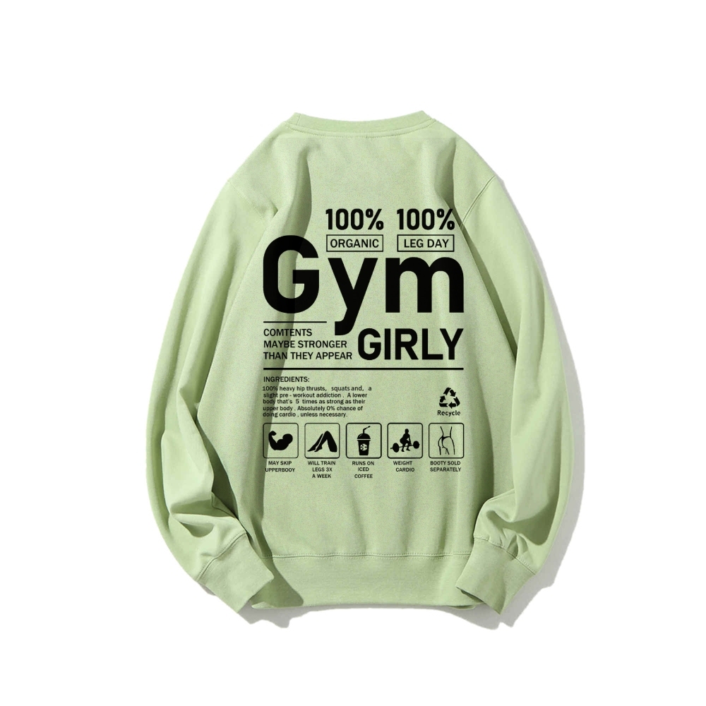 Gym Girl Long Sleeved Sweatshirt-moweekender