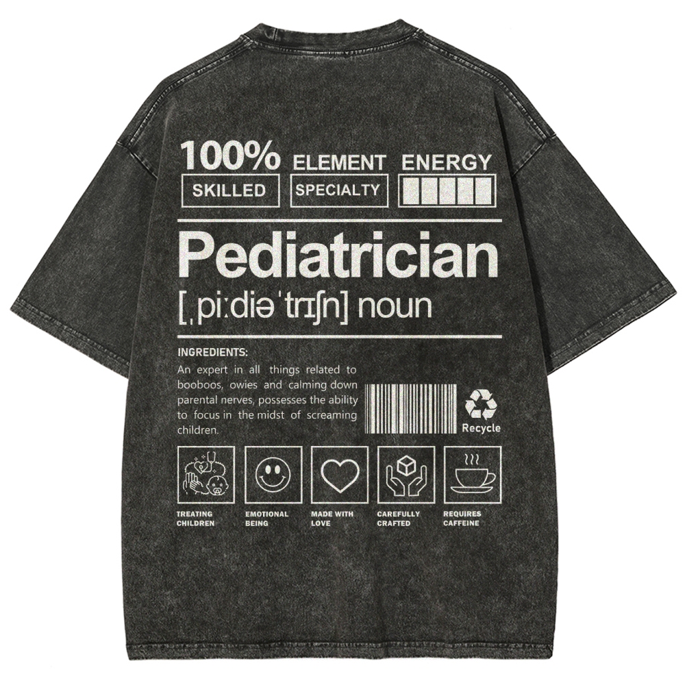 Pediatrician Unisex Fit Washed T-Shirt