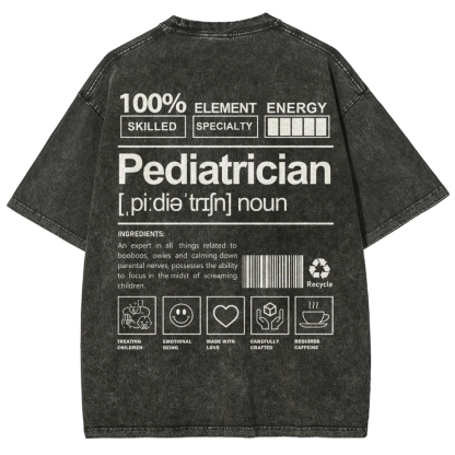 Pediatrician Unisex Fit Washed T-Shirt
