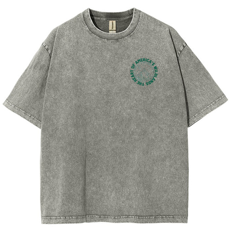National Parks Vintage Snowflake Washed T-Shirt-moweekender