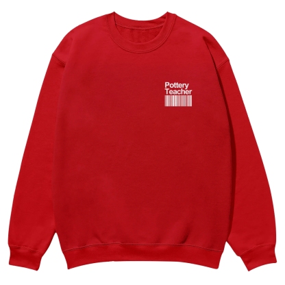 Pottery Teacher Casual Crewneck Sweatshirt-moweekender