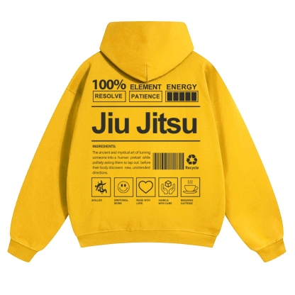 Jiu Jitsu Unisex Casual Anime Print Hoodie-moweekender