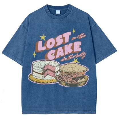Lost in the Cake Vintage Snowflake Washed T-Shirt-moweekender