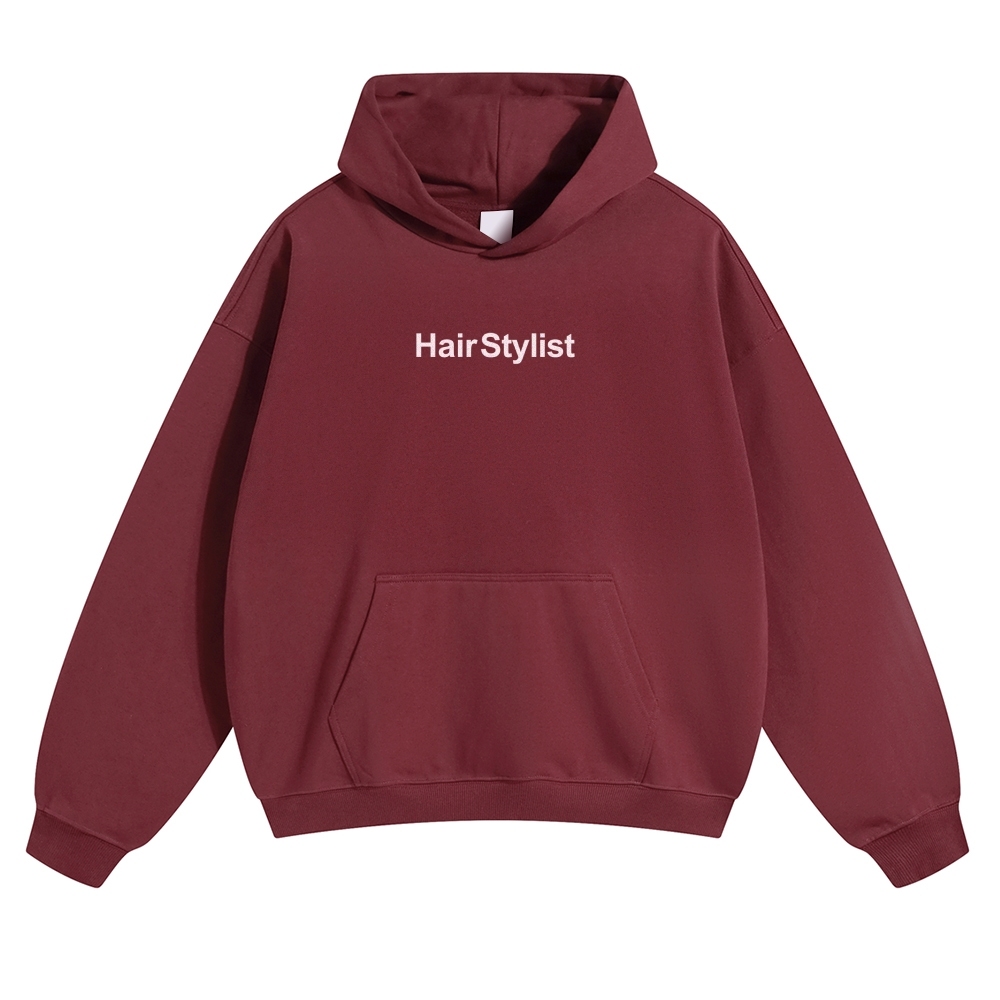Hair Stylist Pattern Unisex Casual Anime Print Hoodie-moweekender