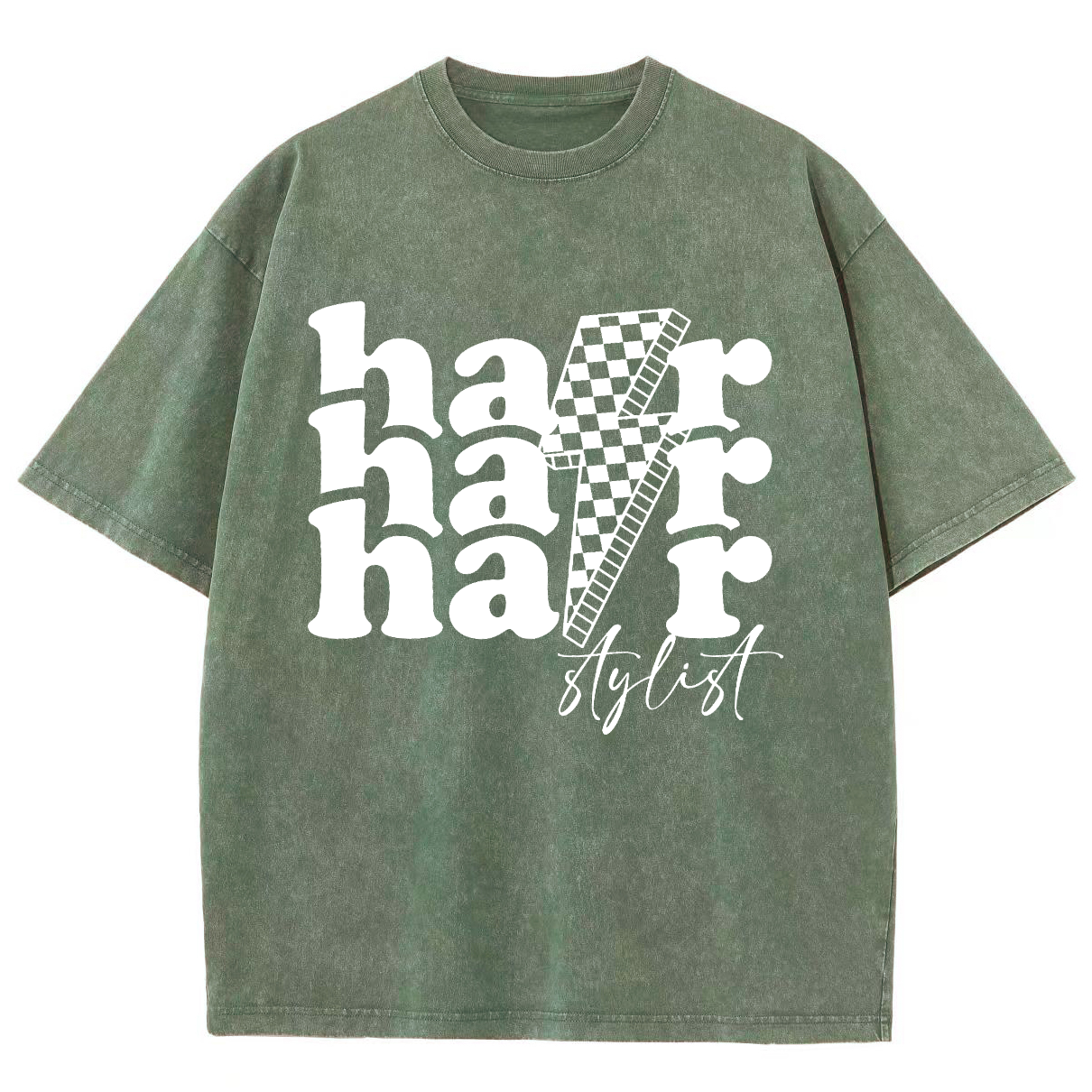 Hair Stylist Unisex Fit Washed T-Shirt-moweekender