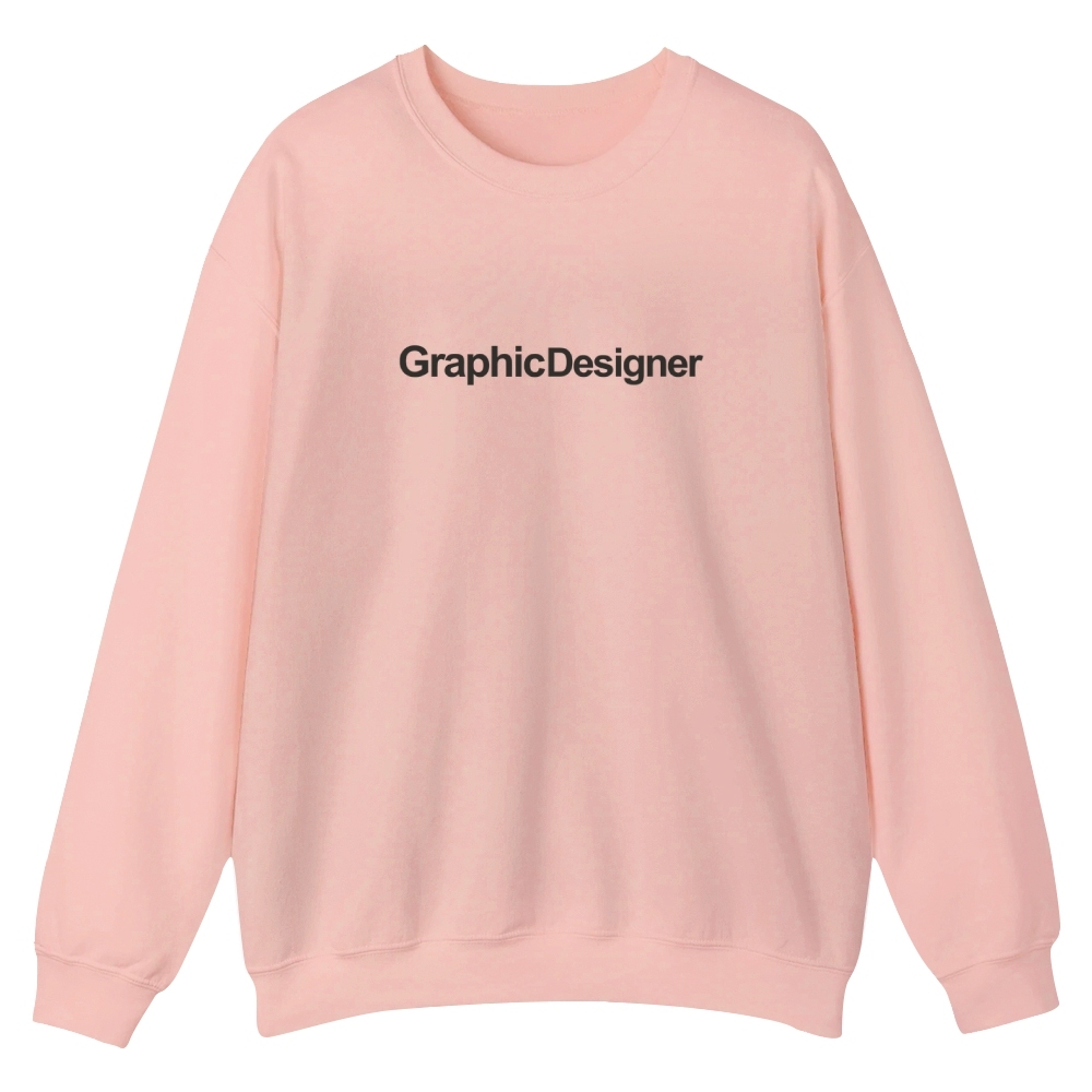 Graphic Designer Printed Crew Neck Sweatshirt-moweekender