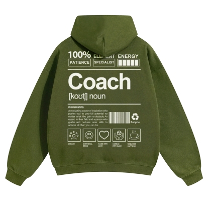 Coach Solid Color Hoodie-moweekender