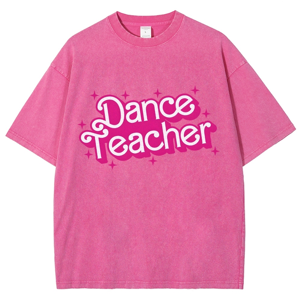 dance teacher Unisex Fit Washed T-Shirt-moweekender